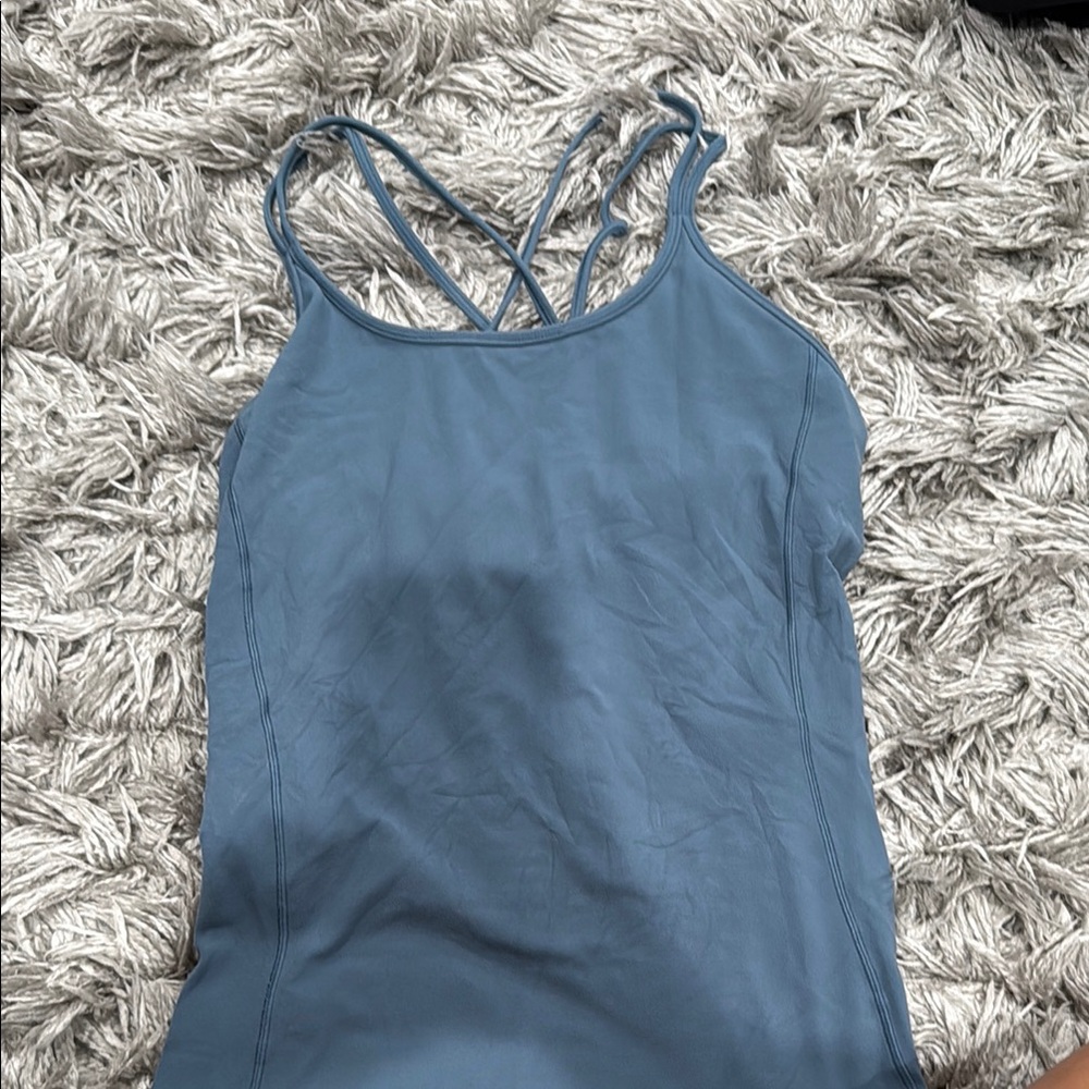 Lululemon Athletica Blue Fitted Camisole